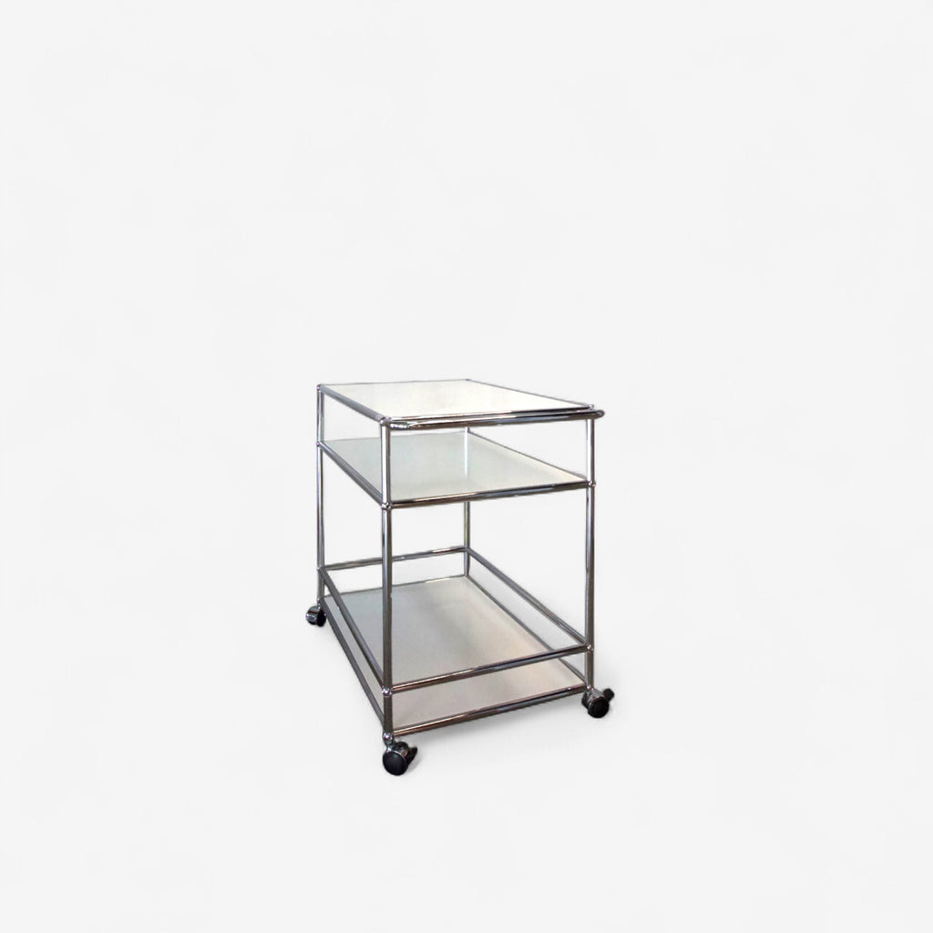 USM Haller Barwagen – Weiß · Swiss Design Classic