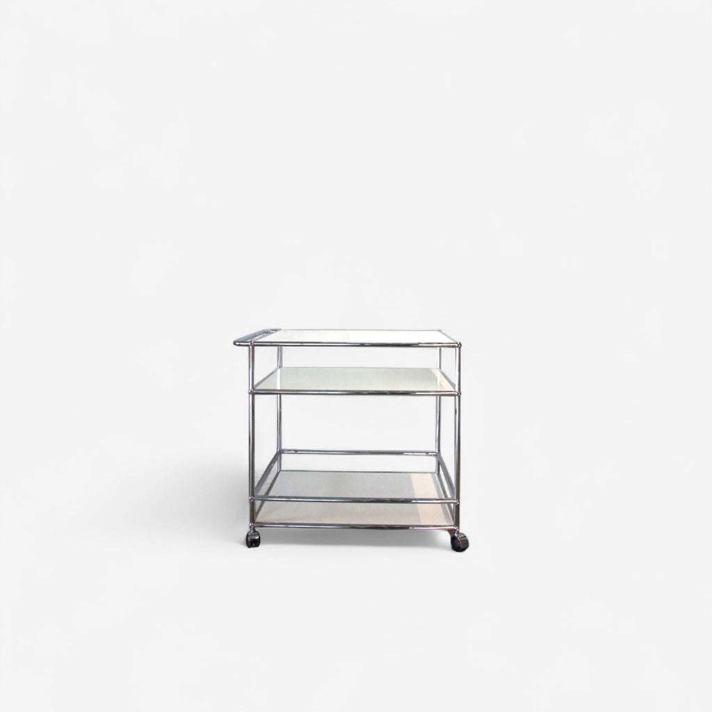 USM Haller Barwagen – Weiß · Swiss Design Classic