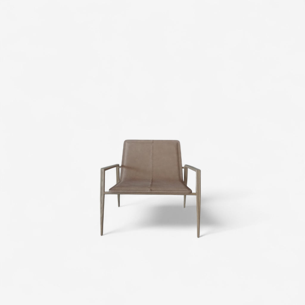 Brasilianischer Leder-Lounge-Sessel