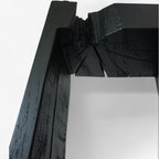 JWolf Studio – Skulpturales Regal „TOTEM I“ · Entwurf Johannes Wolf · Massivholz aus einem Stamm