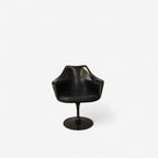Knoll – Tulip Armchair by Eero Saarinen mit Lederpolster
