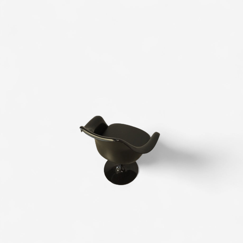 Knoll – Tulip Armchair by Eero Saarinen mit Lederpolster