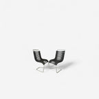 Gufram – BOING Chair by Karim Rashid (2014) · Black/White · Stackable · Indoor / Outdoor Edition