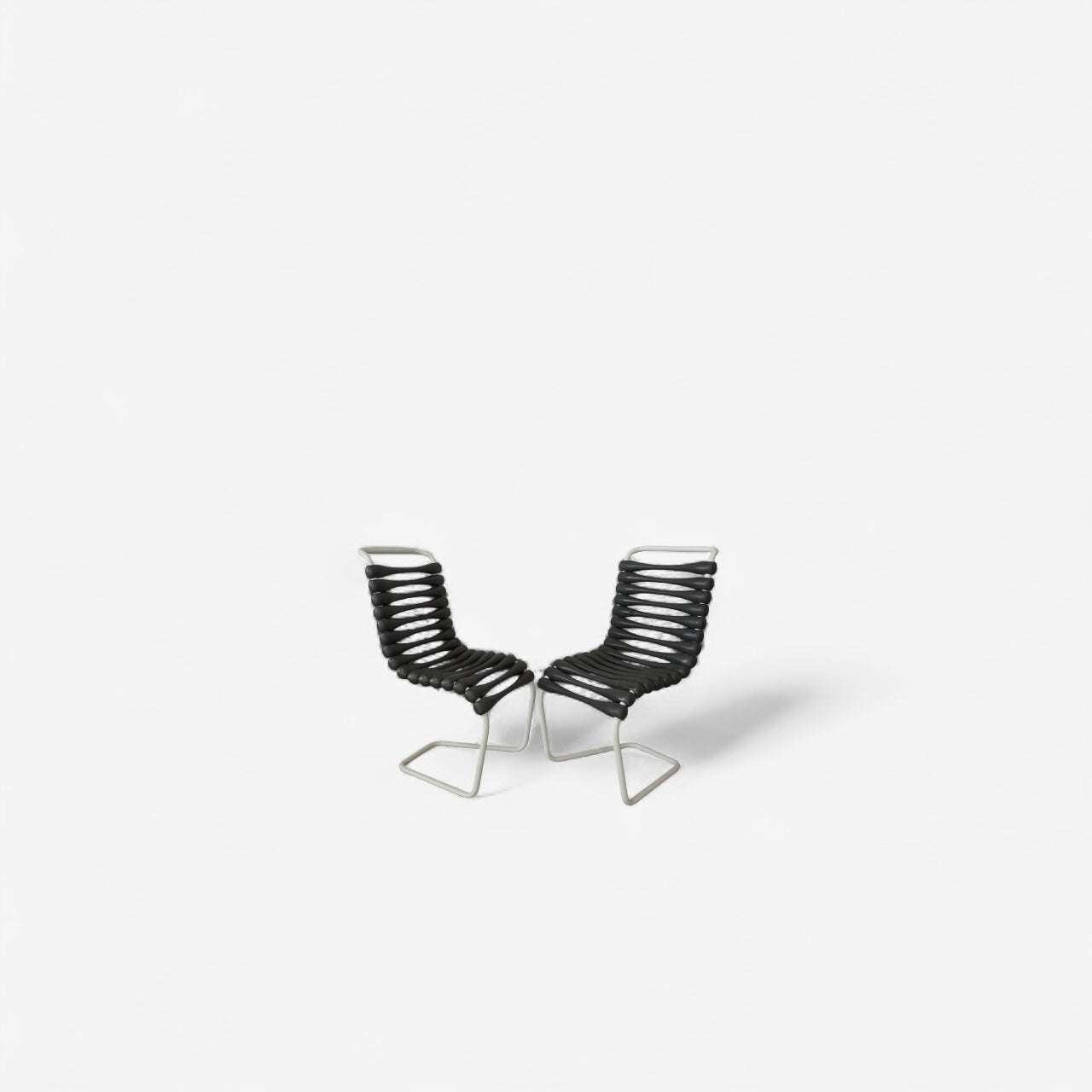 Gufram – BOING Chair by Karim Rashid (2014) · Black/White · Stackable · Indoor / Outdoor Edition