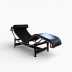 Cassina · LC4 Chaise Longue · Le Corbusier, Jeanneret, Perriand · Leder schwarz · verkauft