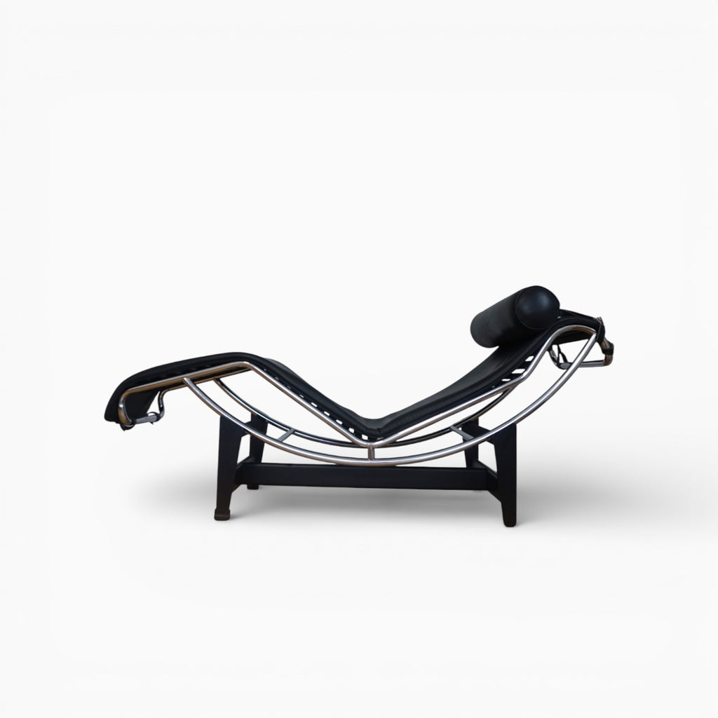 Cassina · LC4 Chaise Longue · Le Corbusier, Jeanneret, Perriand · Leder schwarz · verkauft