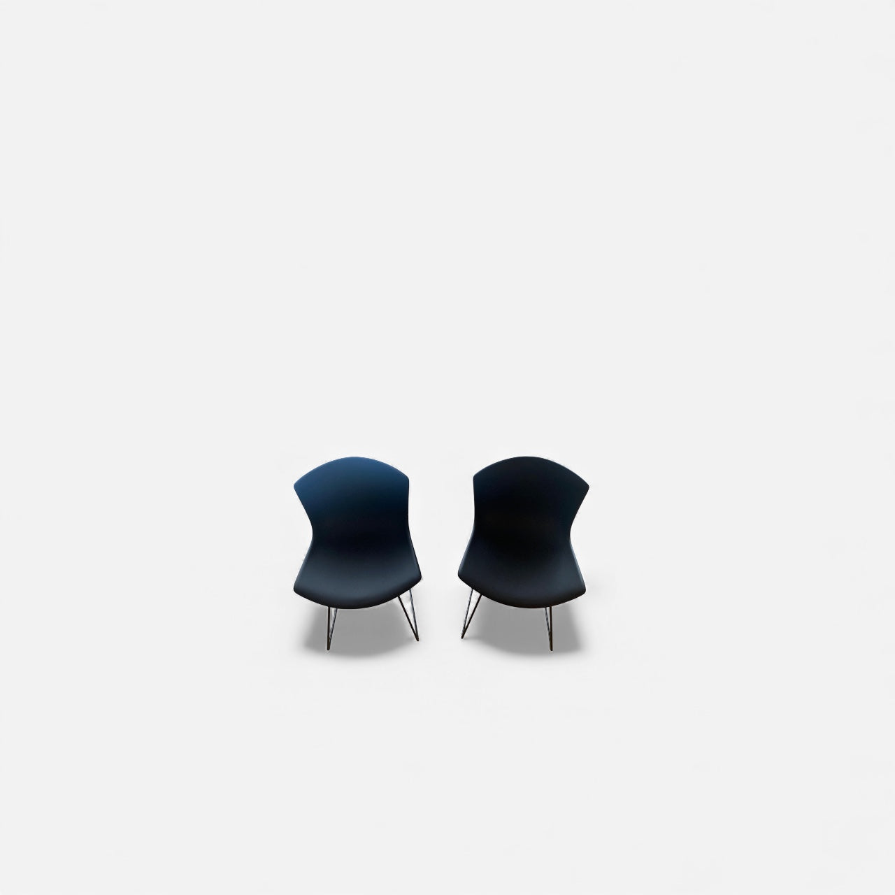 Set Knoll International – Bertoia Plastic Side Chair - black